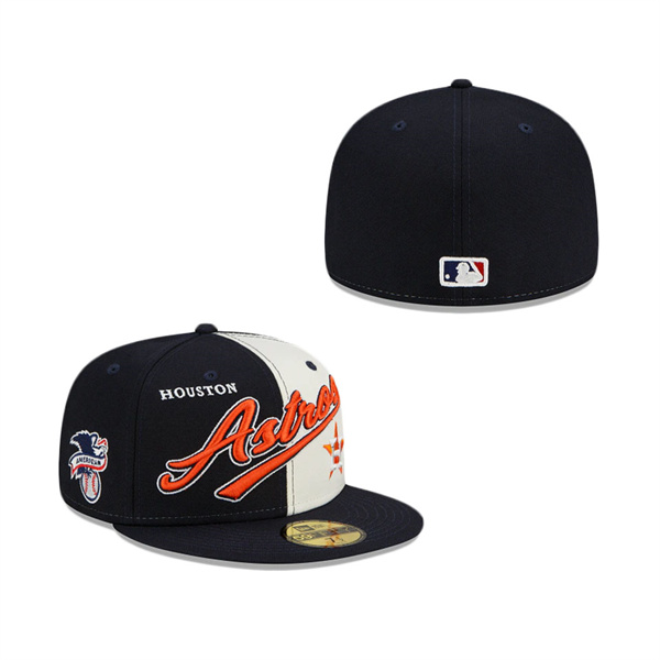 Houston Astros Split Front 59FIFTY Fitted Hat
