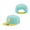 Houston Astros New Era Spring Two-Tone 9FIFTY Snapback Hat Turquoise Yellow