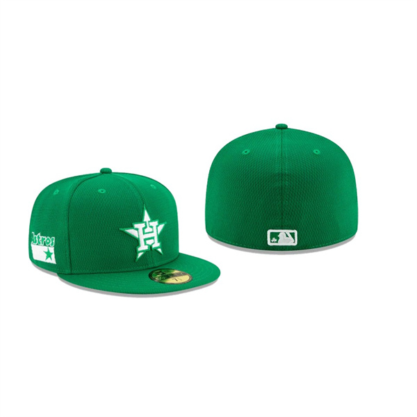 Men's Houston Astros 2021 St. Patrick's Day Green 59FIFTY Fitted Hat