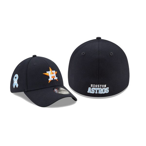 Men's Houston Astros 2021 Father's Day Navy 39THIRTY Flex Hat