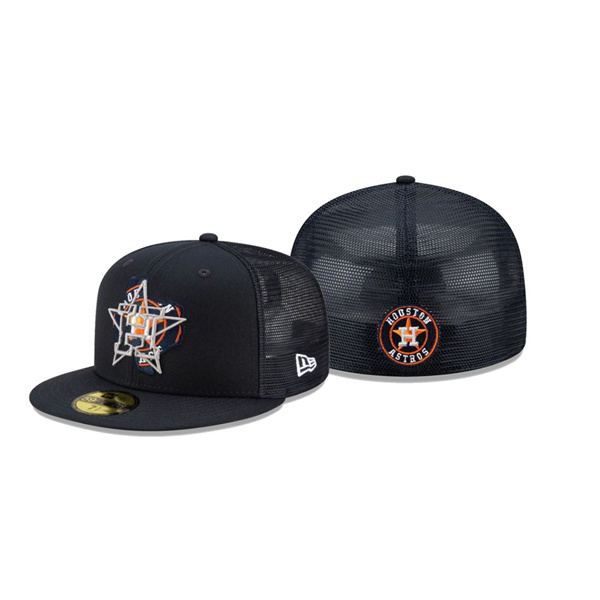 Men's Houston Astros State Fill Navy Meshback 59FIFTY Fitted Hat