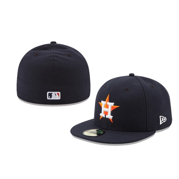Youth Houston Astros Authentic Collection Navy 59FIFTY Fitted Hat