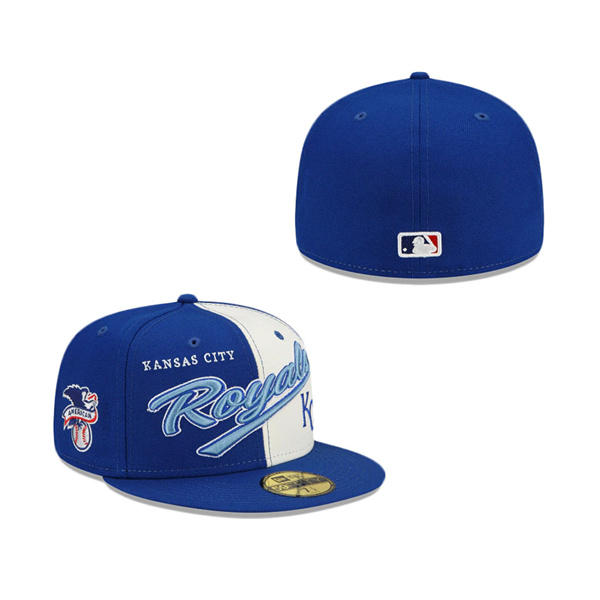 Kansas City Royals Split Front 59FIFTY Fitted Hat