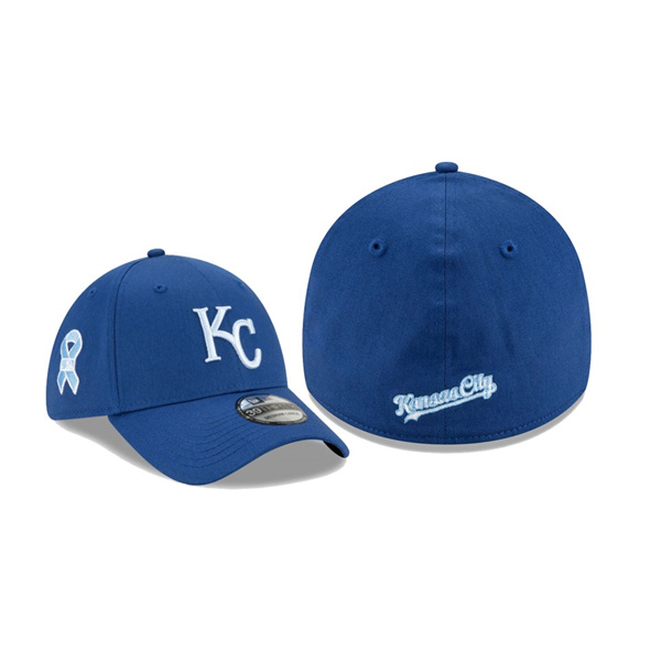 Men's Kansas City Royals 2021 Father's Day Royal 39THIRTY Flex Hat