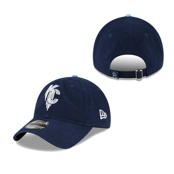 Men's Kansas City Royals New Era Navy 2022 City Connect 9TWENTY Adjustable Hat