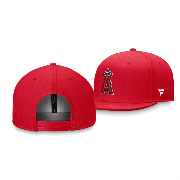 Men's Angels Core Red Adjustable Snapback Hat