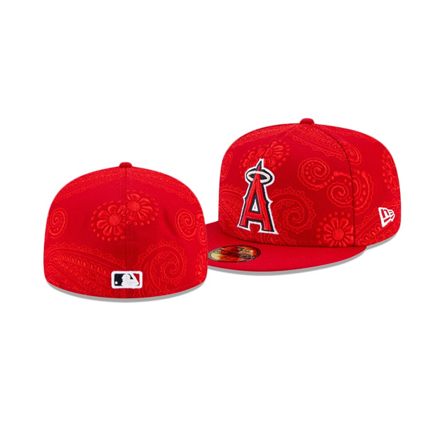 Men's Angels Swirl Red 59FIFTY Fitted Hat