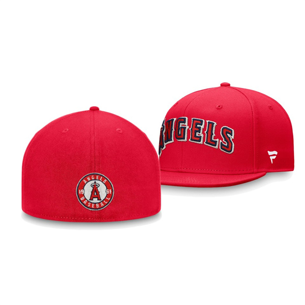 Los Angeles Angels Team Core Red Fitted Hat