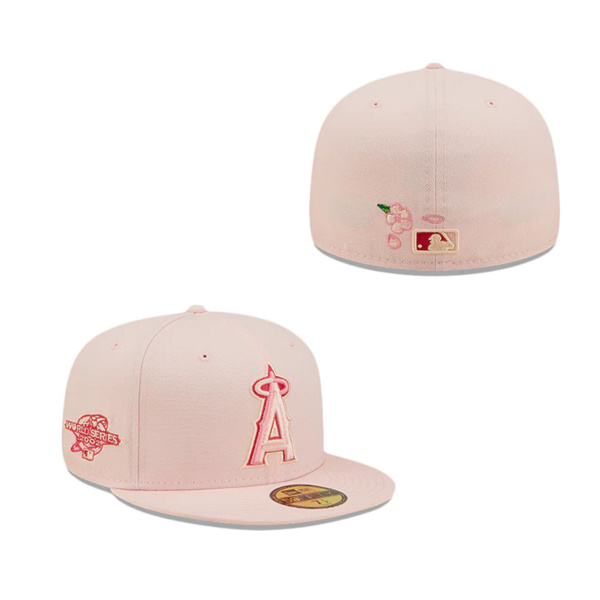 Los Angeles Angels Blossoms Fitted Hat