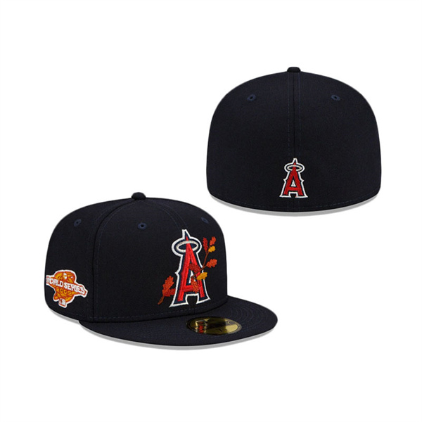 Los Angeles Angels Leafy Front 59FIFTY Fitted Hat