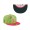 Men's Los Angeles Angels New Era Pink Green MLB X Big League Chew Wild Pitch Watermelon Flavor Pack 59FIFTY Fitted Hat