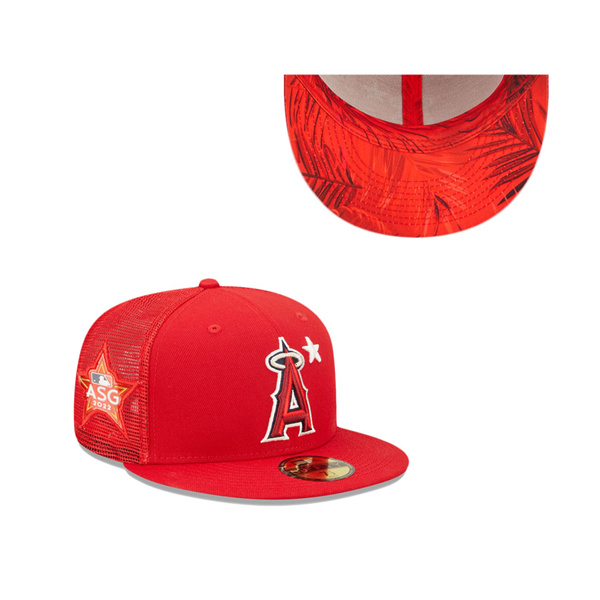 Los Angeles Angels Red 2022 MLB All-Star Game Workout 59FIFTY Fitted Hat