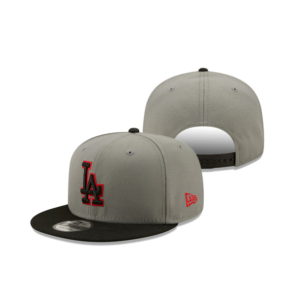 Dodgers Color Pack 2-Tone 9FIFTY Snapback Hat Gray Black