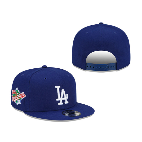 Los Angeles Dodgers New Era 1988 World Series Patch Up 9FIFTY Snapback Hat Royal