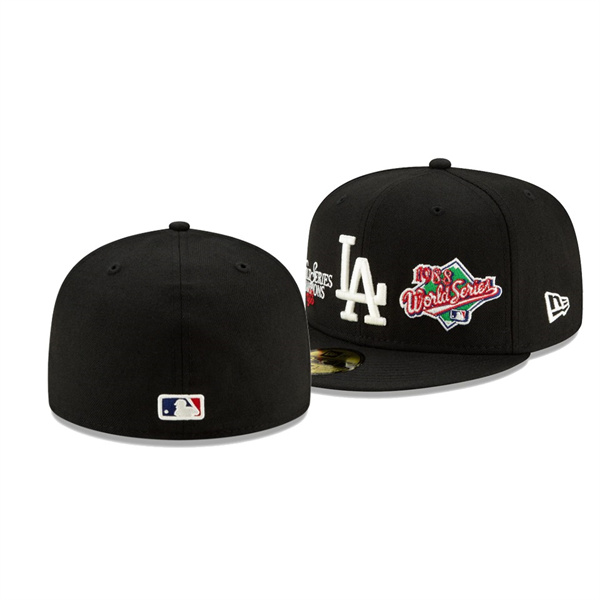 Los Angeles Dodgers 1988 World Series Champions Black 59FIFTY Fitted Hat