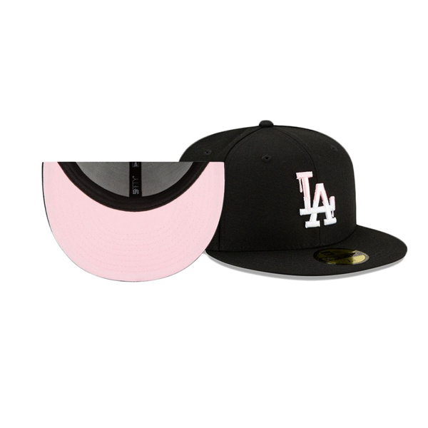 Los Angeles Dodgers Team Drip Black 59FIFTY Fitted Hat