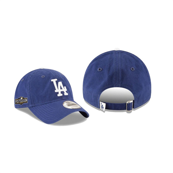 Men's Los Angeles Dodgers 2020 Postseason Royal Side Patch 9Twenty Adjustable Hat