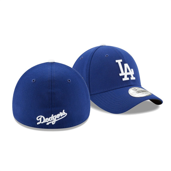 Men's Los Angeles Dodgers 2020 World Series Royal Participant Sidepatch 39THIRTY Flex Hat