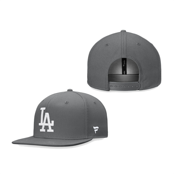 Los Angeles Dodgers Fanatics Branded Snapback Hat Graphite