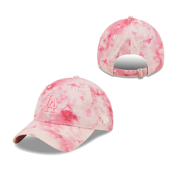 Girls Youth Los Angeles Dodgers New Era Pink 2022 Mother's Day 9TWENTY Adjustable Hat