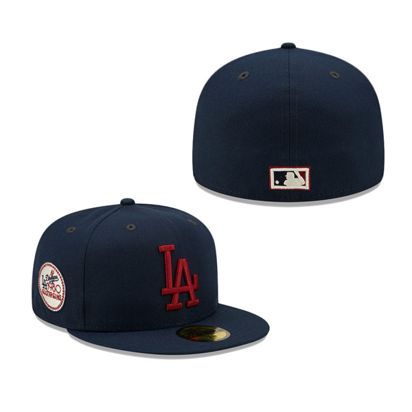 Los Angeles Dodgers New Era Cooperstown Collection 1980 All-Stars Game Patch 59FIFTY Fitted Hat Navy