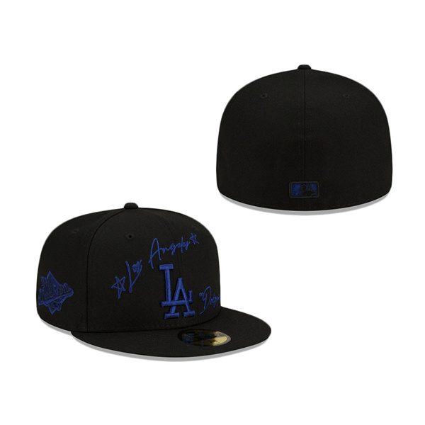 Los Angeles Dodgers Cursive 59FIFTY Fitted Hat