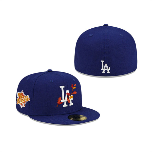 Los Angeles Dodgers Leafy Front 59FIFTY Fitted Hat