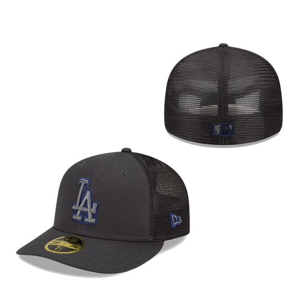Los Angeles Dodgers New Era 2022 Batting Practice Low Profile 59FIFTY Fitted Hat Graphite