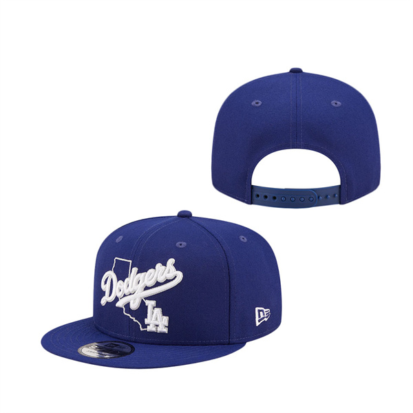 Los Angeles Dodgers New Era State 9FIFTY Snapback Hat Royal