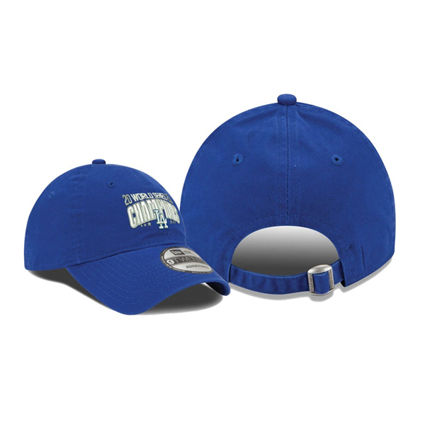 Men's Los Angeles Dodgers 2020 World Series Champion Royal Arch 9TWENTY Adjustable Hat