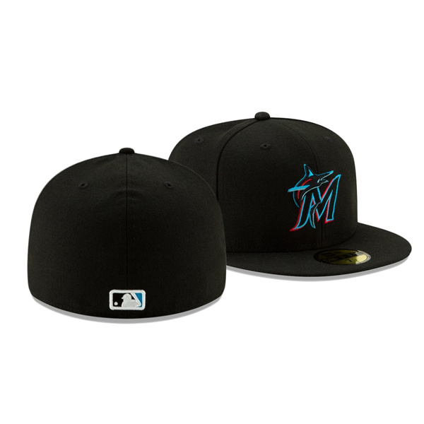 Miami Marlins 2021 MLB All-Star Game Black Workout Sidepatch 59FIFTY Hat