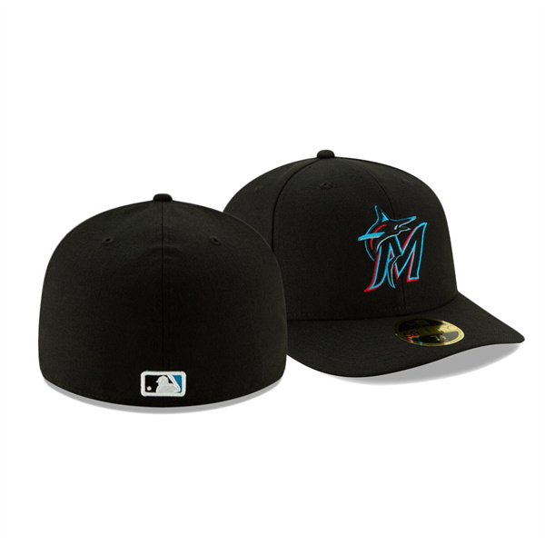 Men's Marlins 2021 MLB All-Star Game Black Workout Sidepatch Low Profile 59FIFTY Hat