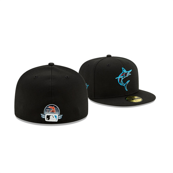 Marlins 2020 Spring Training Black 59FIFTY Fitted New Era Hat