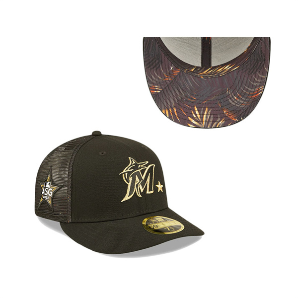 Miami Marlins Black 2022 MLB All-Star Game On-Field Low Profile 59FIFTY Fitted Hat