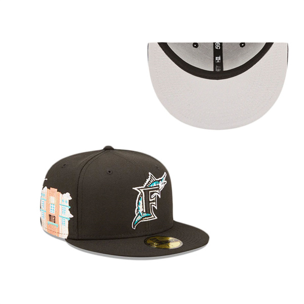 Miami Marlins Cloud Icon 59FIFTY Fitted Hat
