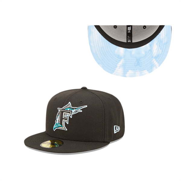 Miami Marlins Clouds 59FIFTY Fitted Hat