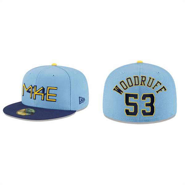 Brandon Woodruff Brewers City Connect 59FIFTY Fitted Hat