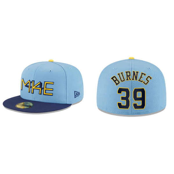 Corbin Burnes Brewers City Connect 59FIFTY Fitted Hat