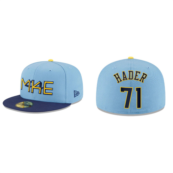 Josh Hader Brewers City Connect 59FIFTY Fitted Hat