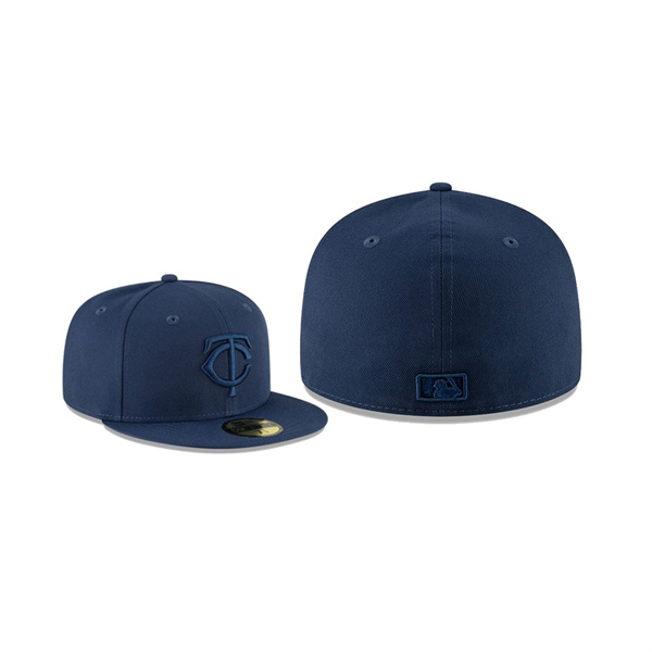 Men's Minnesota Twins Oceanside Tonal Navy 59FIFTY Fitted Hat