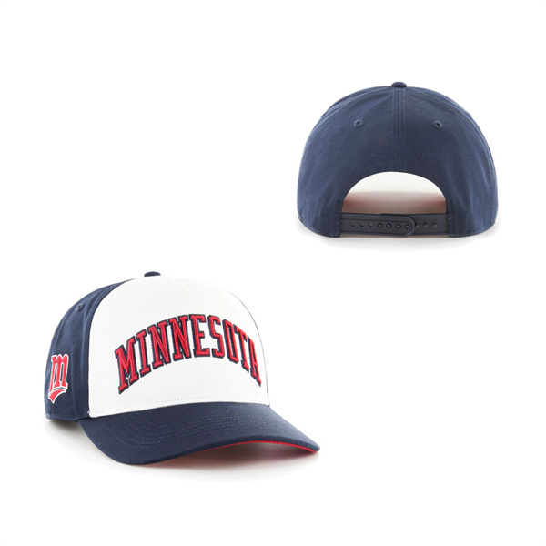 Minnesota Twins '47 Cooperstown Collection Retro Contra Hitch Snapback Hat Navy White