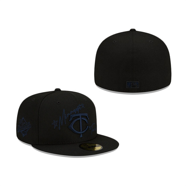 Minnesota Twins Cursive 59FIFTY Fitted Hat