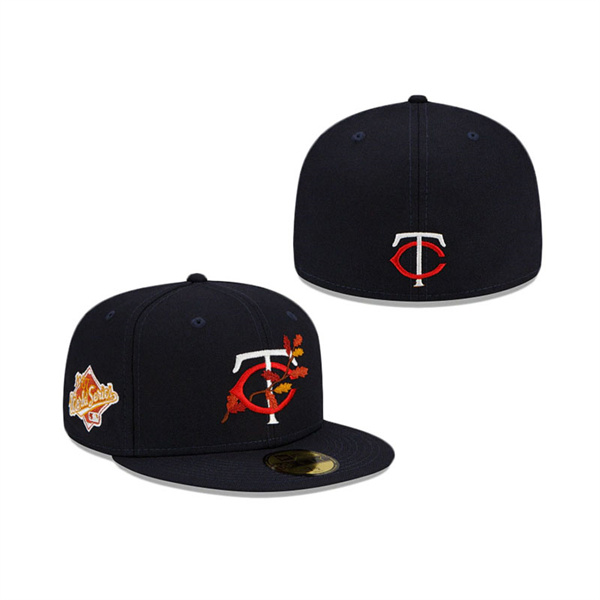 Minnesota Twins Leafy Front 59FIFTY Fitted Hat