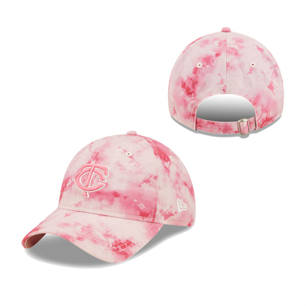 Women's Minnesota Twins New Era Pink 2022 Mother's Day 9TWENTY Adjustable Hat