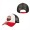 Youth Minnesota Twins Red Black White Fresh 9FORTY Trucker Snapback Hat
