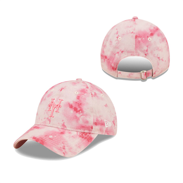 Girls Youth New York Mets New Era Pink 2022 Mother's Day 9TWENTY Adjustable Hat