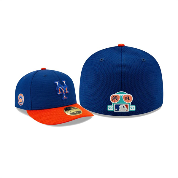Men's New York Mets 2021 Spring Training Royal Low Profile 59FIFTY Fitted Hat