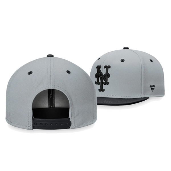 New York Mets Team Gray Snapback Hat
