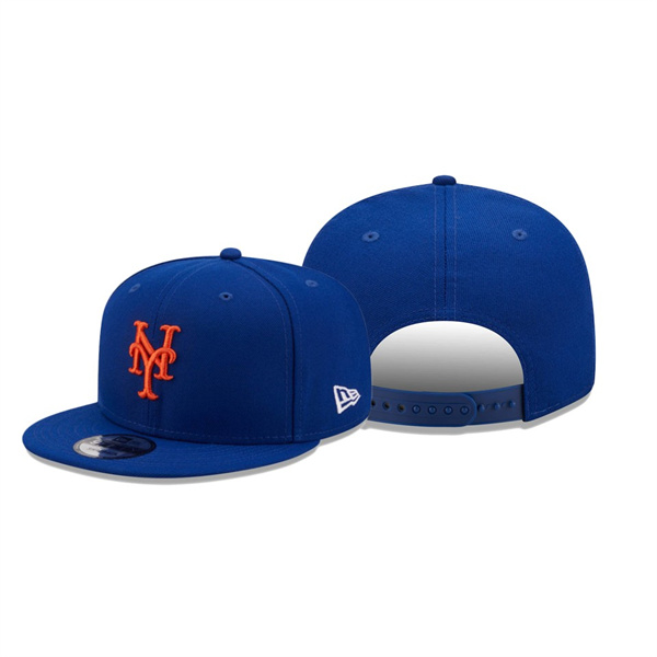 Men's Mets Banner Patch Royal 9FIFTY Snapback Hat