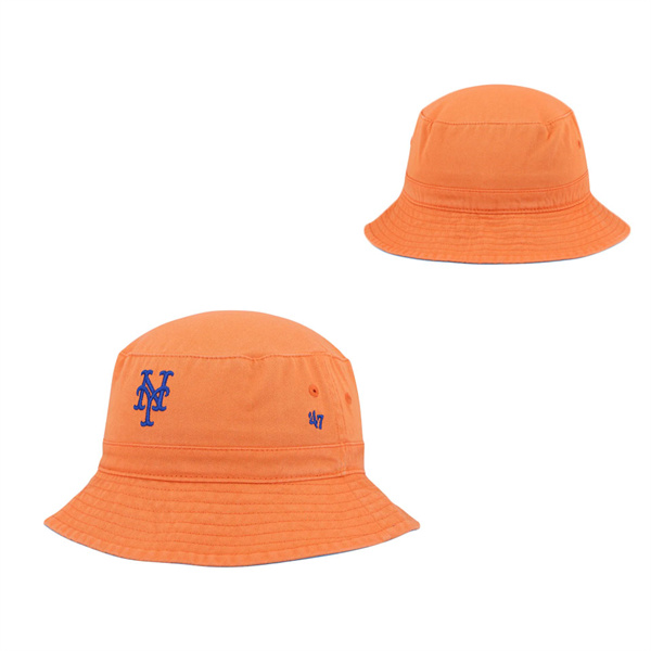 Men's New York Mets Orange Ballpark Bucket Hat